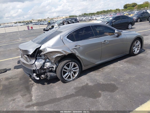 Aukcja sprzedaży 2021 Lexus Is 300, vin: JTHAA1D22M5109506, numer aukcji: 45024001