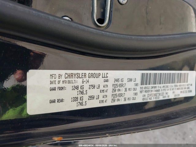 Aukcja sprzedaży 2014 Dodge Journey American Value Pkg, vin: 3C4PDCAB6ET301323, numer aukcji: 45024024