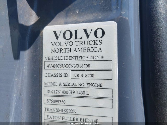 Volvo VNL 2022 4V4NC9UG0NN318708 Image 8