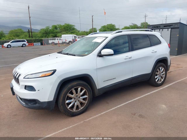 2014 Jeep Cherokee Limited მანქანა იყიდება აუქციონზე, vin: 1C4PJMDB0EW282160, აუქციონის ნომერი: 45024111