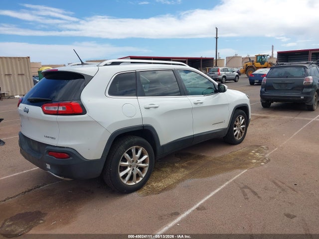 2014 Jeep Cherokee Limited მანქანა იყიდება აუქციონზე, vin: 1C4PJMDB0EW282160, აუქციონის ნომერი: 45024111