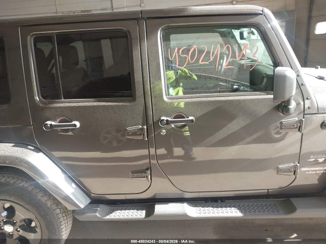 2018 Jeep Wrangler Jk Unlimited Sahara მანქანა იყიდება აუქციონზე, vin: 1C4BJWEG1JL902137, აუქციონის ნომერი: 45024243