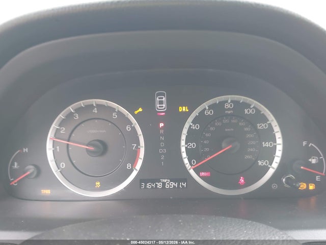 45024317 :رقم المزاد ، 1HGCS1B81CA007958 vin ، 2012 Honda Accord 2.4 Ex-l مزاد بيع