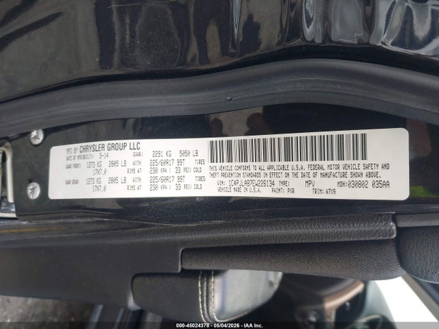 2014 Jeep Cherokee Sport მანქანა იყიდება აუქციონზე, vin: 1C4PJLAB7EW226134, აუქციონის ნომერი: 45024378