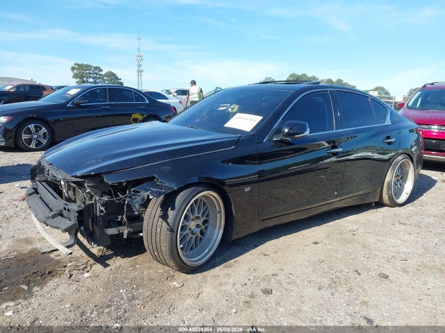 2015 Infiniti Q50 Premium მანქანა იყიდება აუქციონზე, vin: JN1BV7AP3FM355263, აუქციონის ნომერი: 45024384
