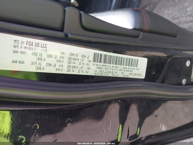 1C4RJFLG2JC304138 Jeep Grand Cherokee Trailhawk 4x4