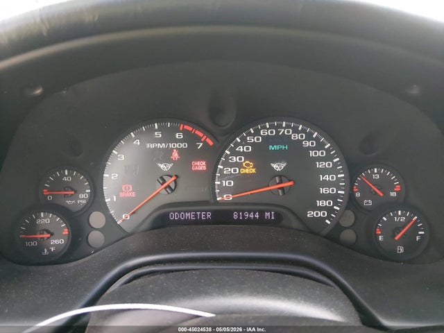 Aukcja sprzedaży 2002 Chevrolet Corvette, vin: 1G1YY22G725107479, numer aukcji: 45024538