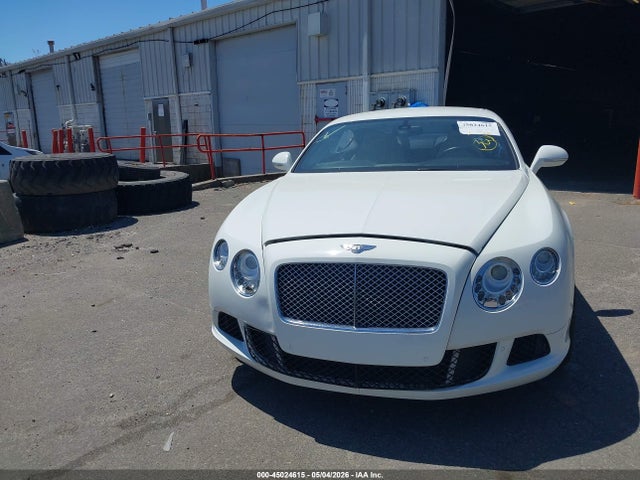 2012 Bentley Continental Gt მანქანა იყიდება აუქციონზე, vin: SCBFR7ZAXCC071524, აუქციონის ნომერი: 45024615