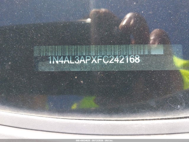 Продаж на аукціоні авто 2015 Nissan Altima 2.5 Sv, vin: 1N4AL3APXFC242168, номер лоту: 45024620