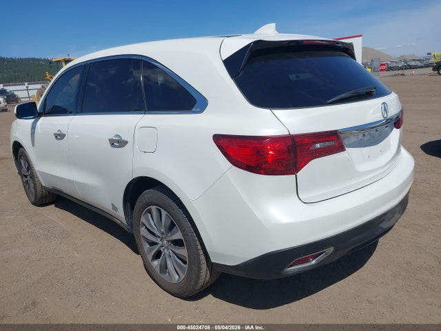 5FRYD3H6XGB002589 Acura Mdx Technology Entertainment Packages/technology