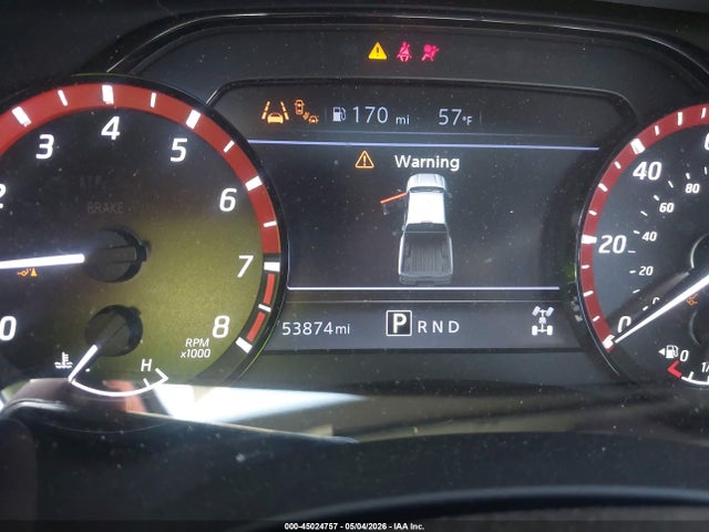2022 Nissan Frontier Pro-4x 4x4 მანქანა იყიდება აუქციონზე, vin: 1N6ED1EKXNN696075, აუქციონის ნომერი: 45024757