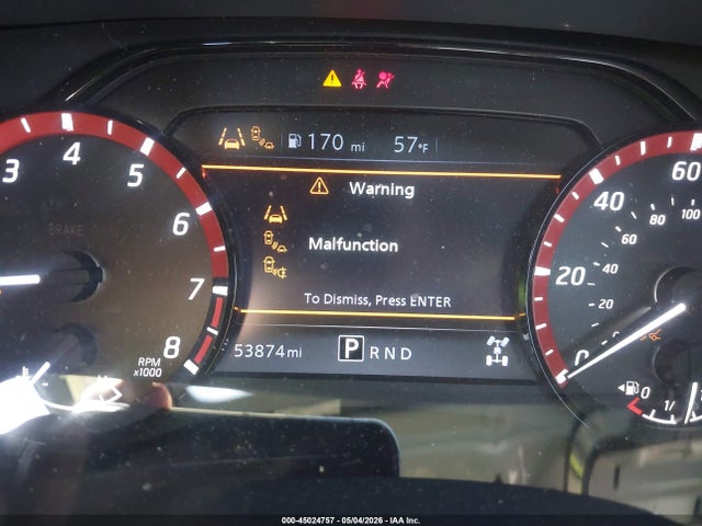 2022 Nissan Frontier Pro-4x 4x4 მანქანა იყიდება აუქციონზე, vin: 1N6ED1EKXNN696075, აუქციონის ნომერი: 45024757