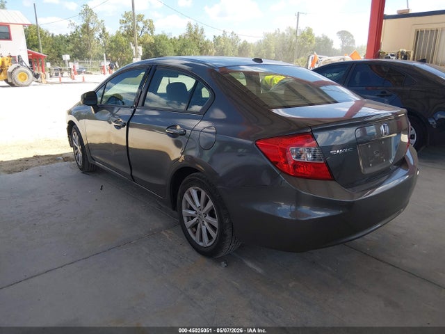45025051 :رقم المزاد ، 2HGFB2F81CH553058 vin ، 2012 Honda Civic Ex مزاد بيع