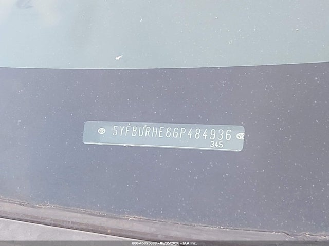 Toyota Corolla S Plus 2016 5YFBURHE6GP484936 Image 9