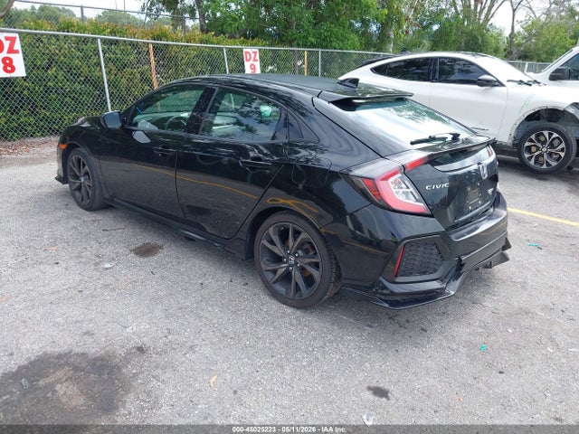 45025223 :رقم المزاد ، SHHFK7H42JU203901 vin ، 2018 Honda Civic Sport مزاد بيع