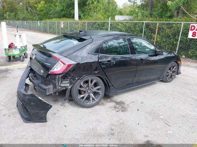 45025223 :رقم المزاد ، SHHFK7H42JU203901 vin ، 2018 Honda Civic Sport مزاد بيع