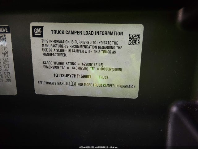 1GT12UEY7HF169901 GMC Sierra 2500hd Denali