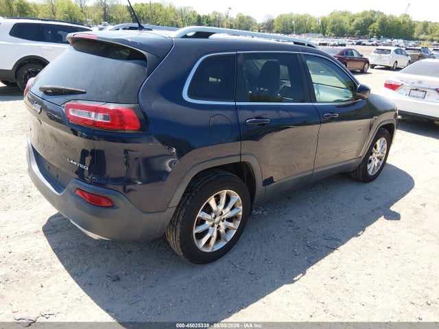 2015 Jeep Cherokee Limited მანქანა იყიდება აუქციონზე, vin: 1C4PJMDS4FW789872, აუქციონის ნომერი: 45025338