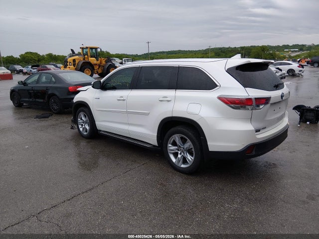 Aukcja sprzedaży 2016 Toyota Highlander Hybrid Limited, vin: 5TDDCRFH5GS013912, numer aukcji: 45025426