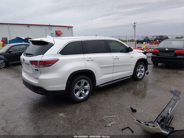 Aukcja sprzedaży 2016 Toyota Highlander Hybrid Limited, vin: 5TDDCRFH5GS013912, numer aukcji: 45025426