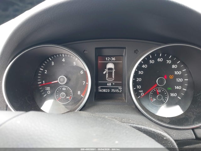 2013 Volkswagen Jetta Sportwagen 2.5l S მანქანა იყიდება აუქციონზე, vin: 3VWKP7AJ8DM677589, აუქციონის ნომერი: 45025501