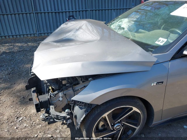 2023 Hyundai Elantra N Line მანქანა იყიდება აუქციონზე, vin: KMHLR4AF0PU407389, აუქციონის ნომერი: 45025564