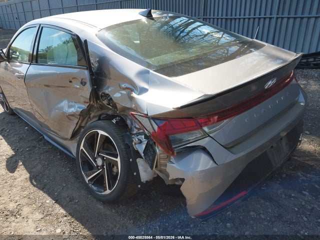 2023 Hyundai Elantra N Line მანქანა იყიდება აუქციონზე, vin: KMHLR4AF0PU407389, აუქციონის ნომერი: 45025564