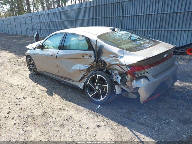 2023 Hyundai Elantra N Line მანქანა იყიდება აუქციონზე, vin: KMHLR4AF0PU407389, აუქციონის ნომერი: 45025564