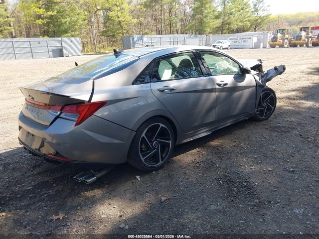 2023 Hyundai Elantra N Line მანქანა იყიდება აუქციონზე, vin: KMHLR4AF0PU407389, აუქციონის ნომერი: 45025564