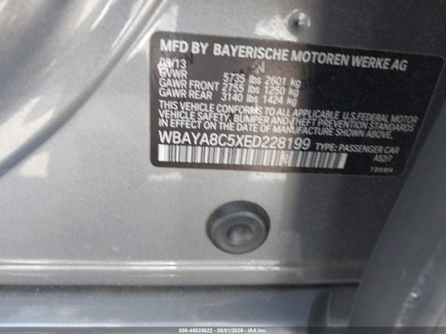 WBAYA8C5XED228199 BMW 750i