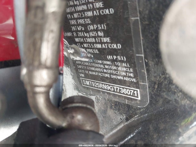SMT925RN9GT736071 Triumph Motorcycle Scrambler