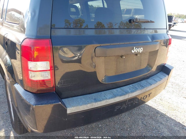 2009 Jeep Patriot Sport მანქანა იყიდება აუქციონზე, vin: 1J4FT28A09D124750, აუქციონის ნომერი: 45025639