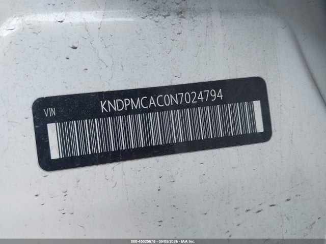 Aukcja sprzedaży 2022 Kia Sportage Lx, vin: KNDPMCAC0N7024794, numer aukcji: 45025675