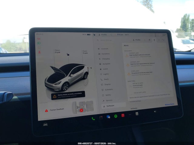45025727 :رقم المزاد ، 7SAYGDED1RF055625 vin ، 2024 Tesla Model Y Long Range Single Motor Rear-wheel Drive/rwd مزاد بيع