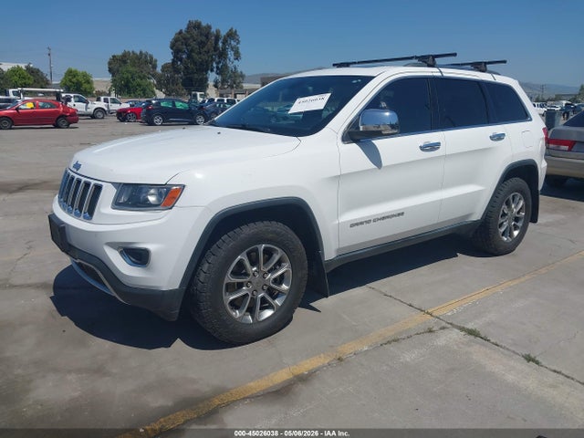 2014 Jeep Grand Cherokee Limited მანქანა იყიდება აუქციონზე, vin: 1C4RJFBM6EC498377, აუქციონის ნომერი: 45026038