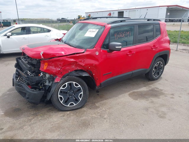 Продажа на аукционе авто 2016 Jeep Renegade Trailhawk, vin: ZACCJBCTXGPD58349, номер лота: 45026047