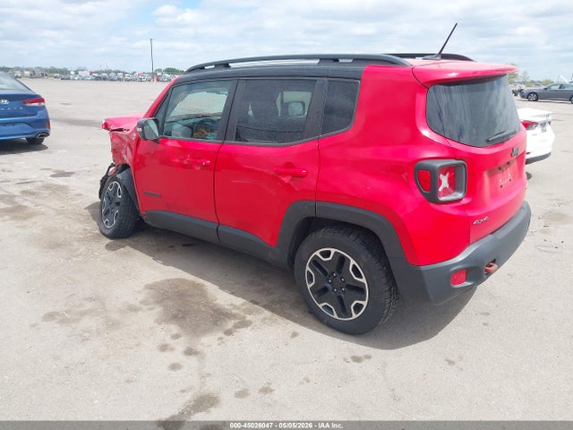 Продажа на аукционе авто 2016 Jeep Renegade Trailhawk, vin: ZACCJBCTXGPD58349, номер лота: 45026047