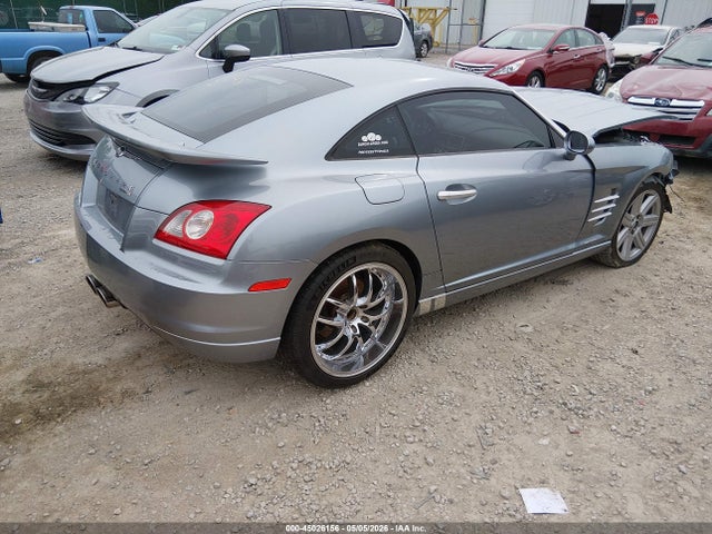 2005 Chrysler Crossfire Srt-6 მანქანა იყიდება აუქციონზე, vin: 1C3AN79NX5X038142, აუქციონის ნომერი: 45026156