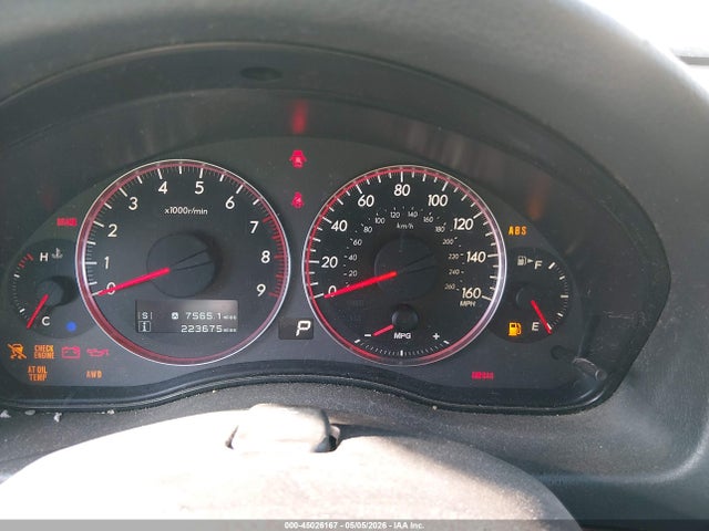 45026167 :رقم المزاد ، 4S3BL856494211557 vin ، 2009 Subaru Legacy 3.0r Limited مزاد بيع