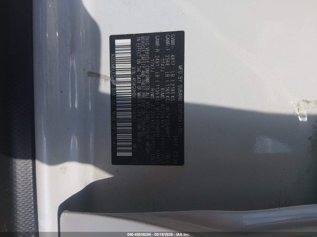 2026 Subaru Crosstrek Premium მანქანა იყიდება აუქციონზე, vin: 4S4GUHD62T3738347, აუქციონის ნომერი: 45026286