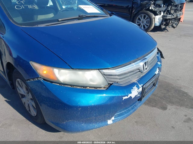 Aukcja sprzedaży 2012 Honda Civic Lx, vin: 19XFB2F59CE340178, numer aukcji: 45026332