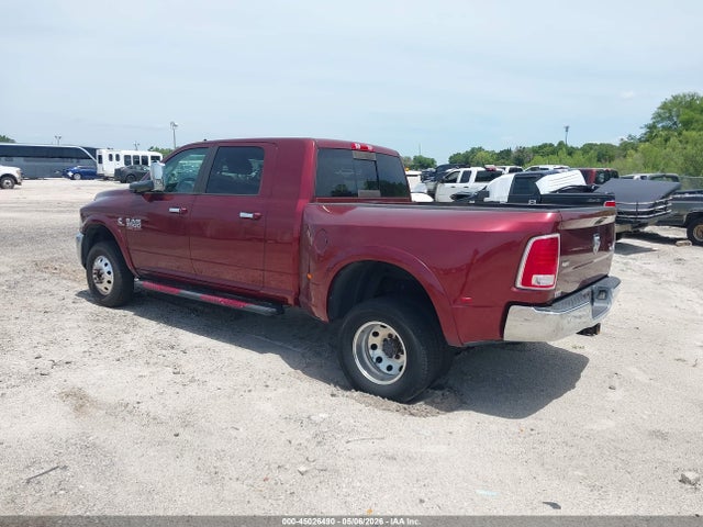 45026490 :رقم المزاد ، 3C63RRML4GG196386 vin ، 2016 Ram 3500 Laramie مزاد بيع