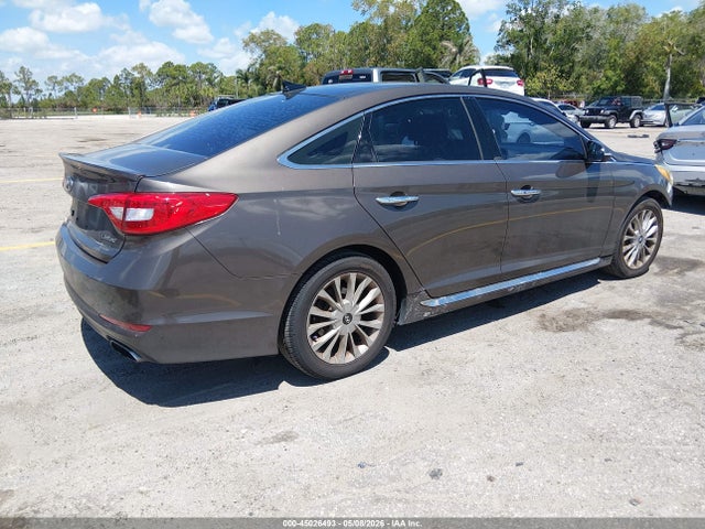 2015 Hyundai Sonata Limited მანქანა იყიდება აუქციონზე, vin: 5NPE34AF6FH047150, აუქციონის ნომერი: 45026493