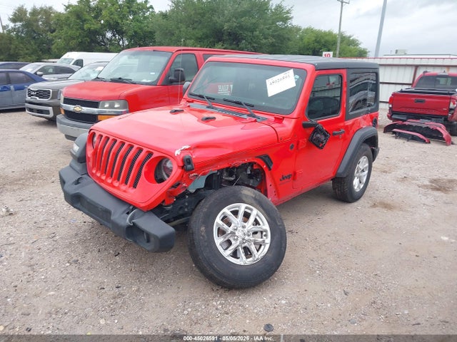 2023 Jeep Wrangler 2-door Sport S 4x4 მანქანა იყიდება აუქციონზე, vin: 1C4GJXAN0PW680309, აუქციონის ნომერი: 45026591