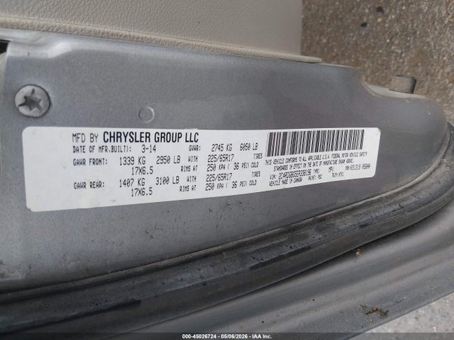 Aukcja sprzedaży 2014 Dodge Grand Caravan Se, vin: 2C4RDGBG5ER338196, numer aukcji: 45026724