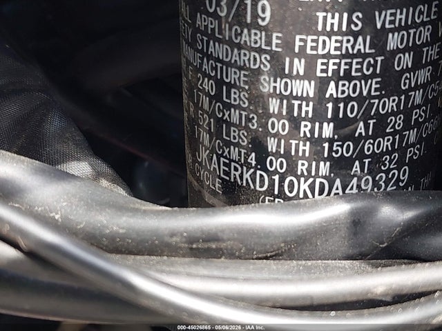Kawasaki Er400 D 2019 JKAERKD10KDA49329 Image 10