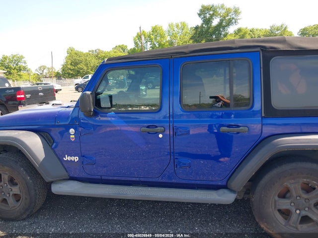 Продаж на аукціоні авто 2018 Jeep Wrangler Unlimited Sport S 4x4, vin: 1C4HJXDG5JW322664, номер лоту: 45026949