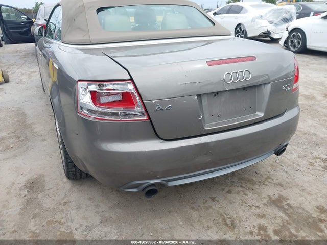 Продаж на аукціоні авто 2009 Audi A4 2.0t Cabriolet Quattro, vin: WAUDF48H79K011450, номер лоту: 45026962