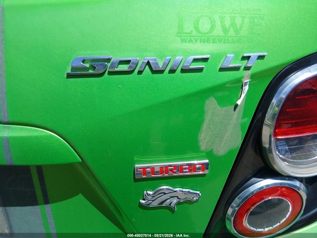 45027014 :رقم المزاد ، 1G1JD6SB9E4234527 vin ، 2014 Chevrolet Sonic Lt Manual مزاد بيع