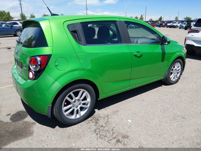 45027014 :رقم المزاد ، 1G1JD6SB9E4234527 vin ، 2014 Chevrolet Sonic Lt Manual مزاد بيع